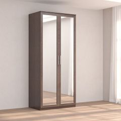 Кэт-4 Шкаф 2-х ств (2 дв зерк) (МДФ Венге) в Агрызе - agryz.mebel24.online | фото