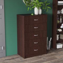 Комод Лофт 5 ящиков (Венге) в Агрызе - agryz.mebel24.online | фото