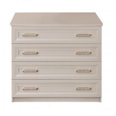 Комод Мокко 4-е ящика (бежевый) в Агрызе - agryz.mebel24.online | фото 2