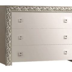 Комод Тиффани Premium слоновая кость/серебро (ТФКМ-1(П) в Агрызе - agryz.mebel24.online | фото