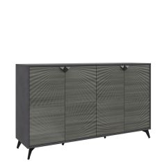 Комодино ПМ-390.03 Комод (ЛДСП Матера/МДФ Санторини темный) в Агрызе - agryz.mebel24.online | фото