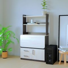 Компьютерный стол СП-1 (Венге/Дуб молочный) в Агрызе - agryz.mebel24.online | фото 4