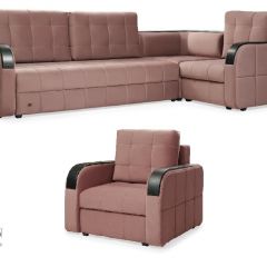Комплект мягкой мебели Остин HB-178-18 (Велюр) Угловой + 1 кресло в Агрызе - agryz.mebel24.online | фото