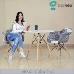 Кресло Barneo N-14 Patchwork черно-белый в Агрызе - agryz.mebel24.online | фото 3