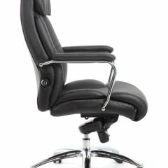 Кресло BRABIX PREMIUM "Phaeton EX-502" (кожа с компаньоном, хром, черное) 530882 в Агрызе - agryz.mebel24.online | фото 3