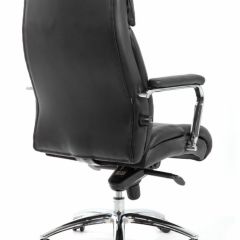 Кресло BRABIX PREMIUM "Phaeton EX-502" (кожа с компаньоном, хром, черное) 530882 в Агрызе - agryz.mebel24.online | фото 4