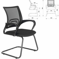Кресло BRABIX "Fly CF-100" (черное) 532087 в Агрызе - agryz.mebel24.online | фото 2