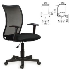 Кресло BRABIX "Spring MG-307" (черное TW) 531406 в Агрызе - agryz.mebel24.online | фото 2