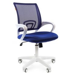 Кресло для оператора CHAIRMAN 696 white (ткань TW-10/сетка TW-05) в Агрызе - agryz.mebel24.online | фото