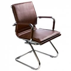 Кресло для посетителя Бюрократ CH-993-Low-V/Brown коричневый в Агрызе - agryz.mebel24.online | фото