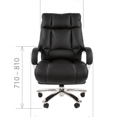 Кресло для руководителя CHAIRMAN 405 (Кожа) Черное в Агрызе - agryz.mebel24.online | фото 4