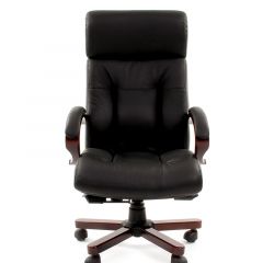 Кресло для руководителя CHAIRMAN  421 (Натуральная кожа) Черное в Агрызе - agryz.mebel24.online | фото 2