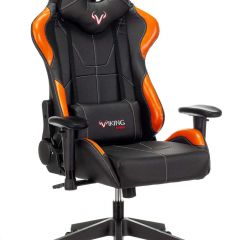 Кресло игровое Бюрократ VIKING 5 AERO ORANGE черный/оранжевый в Агрызе - agryz.mebel24.online | фото