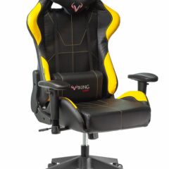 Кресло игровое Бюрократ VIKING 5 AERO YELLOW черный/желтый в Агрызе - agryz.mebel24.online | фото