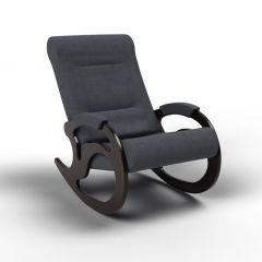 Кресло-качалка Вилла 11-Т-ГР (тканьвенге) ГРАФИТ в Агрызе - agryz.mebel24.online | фото