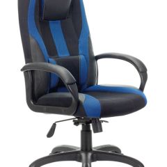 Кресло компьютерное BRABIX PREMIUM "Rapid GM-102" (экокожа/ткань, черное/синее) 532106 в Агрызе - agryz.mebel24.online | фото