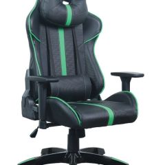 Кресло компьютерное BRABIX "GT Carbon GM-120" (черное/зеленое) 531929 в Агрызе - agryz.mebel24.online | фото
