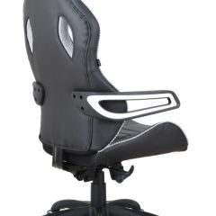 Кресло компьютерное BRABIX "Techno Pro GM-003" (черное/серое, вставки серые) 531814 в Агрызе - agryz.mebel24.online | фото 4