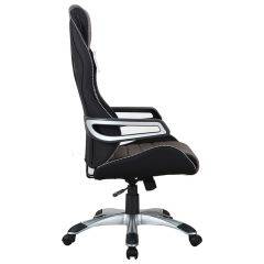 Кресло компьютерное BRABIX Techno GM-002 (ткань) черное/серое, вставки белые (531815) в Агрызе - agryz.mebel24.online | фото 4