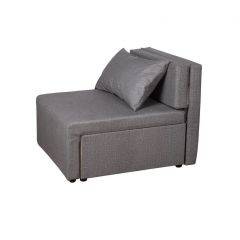 Кресло-кровать Милена (серый) Велюр в Агрызе - agryz.mebel24.online | фото