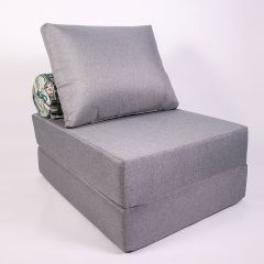 Кресло-кровать-пуф бескаркасное Прайм (Серый) в Агрызе - agryz.mebel24.online | фото