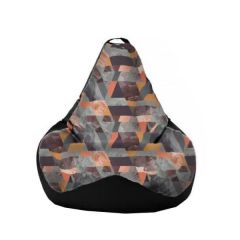 Кресло-мешок XL Snow Mango-Black в Агрызе - agryz.mebel24.online | фото