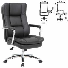 Кресло офисное BRABIX PREMIUM "Amadeus EX-507" (экокожа, хром, черное) 530879 в Агрызе - agryz.mebel24.online | фото 2