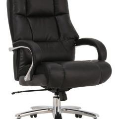 Кресло офисное BRABIX PREMIUM "Bomer HD-007" (рециклированная кожа, хром, черное) 531939 в Агрызе - agryz.mebel24.online | фото