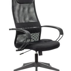 Кресло офисное BRABIX PREMIUM "Stalker EX-608 PL" (ткань-сетка/кожзам, черное) 532090 в Агрызе - agryz.mebel24.online | фото