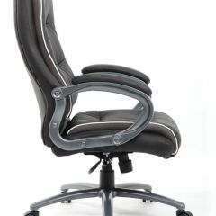 Кресло офисное BRABIX PREMIUM "Strong HD-009" (экокожа черная, ткань серая) 531945 в Агрызе - agryz.mebel24.online | фото 3