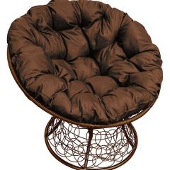 Кресло "ПАПАСАН" ротанг (каркас коричневый) в Агрызе - agryz.mebel24.online | фото