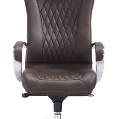 Кресло руководителя Бюрократ _AURA/BROWN коричневый в Агрызе - agryz.mebel24.online | фото 3
