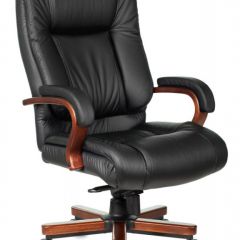 Кресло руководителя Бюрократ T-9925WALNUT/BLACK в Агрызе - agryz.mebel24.online | фото