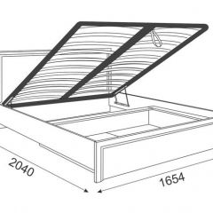 Кровать 1.6 Беатрис М08 Стандарт с ПМ (Орех гепланкт) в Агрызе - agryz.mebel24.online | фото 2