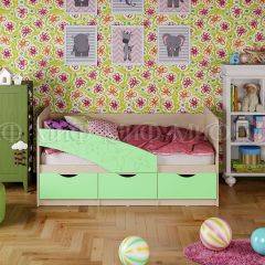 Кровать Бабочки (Салатовый матовый) 1600 в Агрызе - agryz.mebel24.online | фото