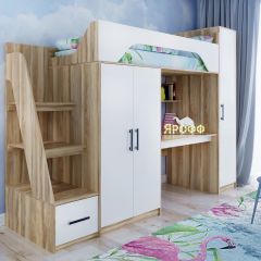 Кровать-чердак Тея + Шкаф-Пенал Тея в Агрызе - agryz.mebel24.online | фото 9