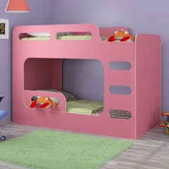 Кровать двухъярусная Дельта-Макс-20.03 Розовый в Агрызе - agryz.mebel24.online | фото