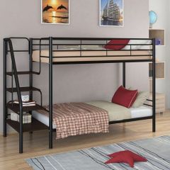 Кровать двухъярусная "Толедо" Черный/Венге в Агрызе - agryz.mebel24.online | фото
