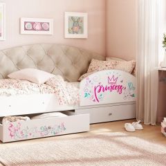 Кровать Эльза на латах + Бортик в Агрызе - agryz.mebel24.online | фото 2