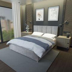 Кровать Мерида Решетка+ПМ+Дно (1600) в Агрызе - agryz.mebel24.online | фото