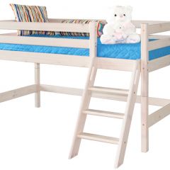 Кровать низкая с наклонной лестницей Соня (Вариант 12) в Агрызе - agryz.mebel24.online | фото 2