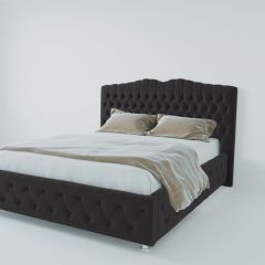 Кровать Нягань с ПМ 1400(экокожа кольт ч) в Агрызе - agryz.mebel24.online | фото 2