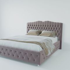Кровать Нягань с ПМ 1800 (велюр темно-серый) в Агрызе - agryz.mebel24.online | фото 2