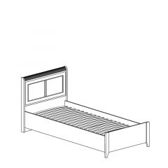 Кровать одинарная №249 Белла в Агрызе - agryz.mebel24.online | фото 2