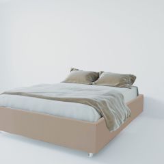 Кровать Подиум с ПМ 1200 (велюр серый) в Агрызе - agryz.mebel24.online | фото