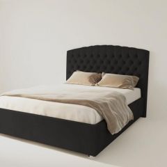 Кровать Берлин без основания 1800 (экокожа кольт ч) в Агрызе - agryz.mebel24.online | фото
