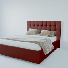 Кровать Венеция без основания 800 (велюр бордо) в Агрызе - agryz.mebel24.online | фото