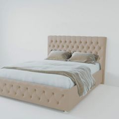 Кровать Версаль 1600 без основания (велюр светло серый) в Агрызе - agryz.mebel24.online | фото