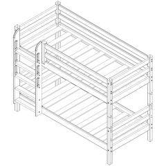 Кровать Сонечка 2-х ярусная (модульная) в Агрызе - agryz.mebel24.online | фото 6