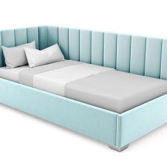 Кровать угловая Хлоя интерьерная +основание (120х200) в Агрызе - agryz.mebel24.online | фото